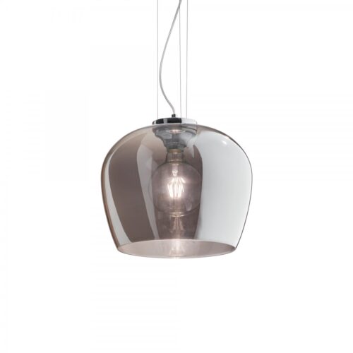 Ideal lux 241517 Blossom Skleněný lustr | E27 | Chrom | Kov