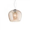 Ideal lux 241524 Blossom Skleněný lustr | E27 | Chrom | Kov