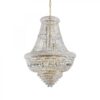 Ideal lux 243528 Dubaj LED lustr | E14 | Barevný kov | Zlatá