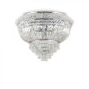 Ideal lux 243566 Dubaj Přisazené stropní svítidlo | E14 | Chrom | Kov
