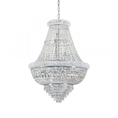 Ideal lux 243597 Dubaj LED lustr | E14 | Chrom | Kov