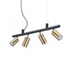 Ideal lux 244624 Dynamite Lustr | GU10 | Barevný kov | Mosaz