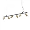 Ideal lux 244648 Dynamite Lustr | GU10 | Barevný kov | Mosaz