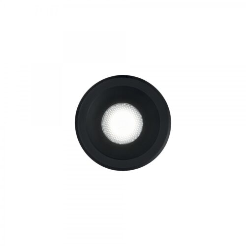 Ideal lux 244846 Virus Led zápustné svítidlo | Teplá bílá | 3W | Černá