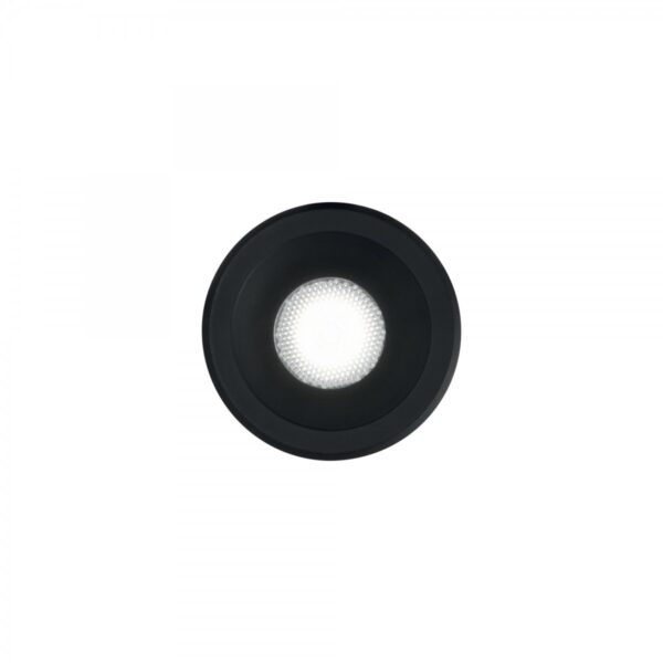 Ideal lux 244846 Virus Led zápustné svítidlo | Teplá bílá | 3W | Černá