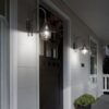 Ideal lux 246819 Cima Nástěnné venkovní světlo | E27 | Černá