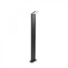 Ideal lux 246871 Style LED Zahradní sloupkové světlo | Teplá bílá | 9W | Černá