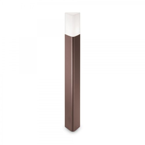 Ideal lux 246888 Pulsar Zahradní sloupkové světlo | E27 | Hnědá