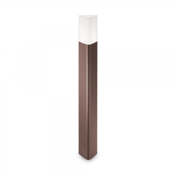 Ideal lux 246888 Pulsar Zahradní sloupkové světlo | E27 | Hnědá