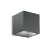 Ideal lux 247083 Rubik LED nástěnní svítidlo | Teplá bílá | 7W | Černá