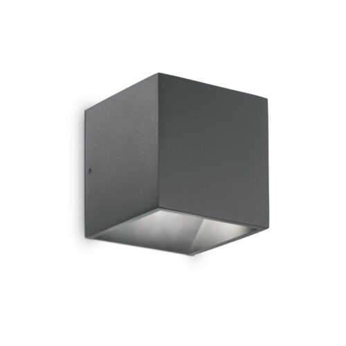 Ideal lux 247083 Rubik LED nástěnní svítidlo | Teplá bílá | 7W | Černá