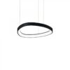 Ideal lux 247236 Gemini LED stropní svítidlo | Teplá bílá | 38W | Černá