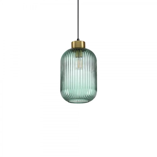 Ideal lux 248554 Mint Skleněný lustr | E27 | Černá