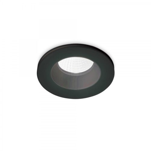 Ideal lux 252032 Room LED Zápustné osvětlení | Teplá bílá | 8W | Černá