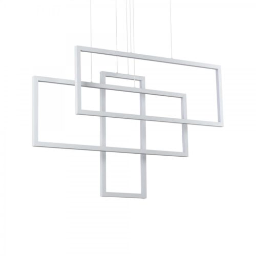 Ideal lux 253589 Frame LED stropní svítidlo | Teplá bílá | 93W | Bílá