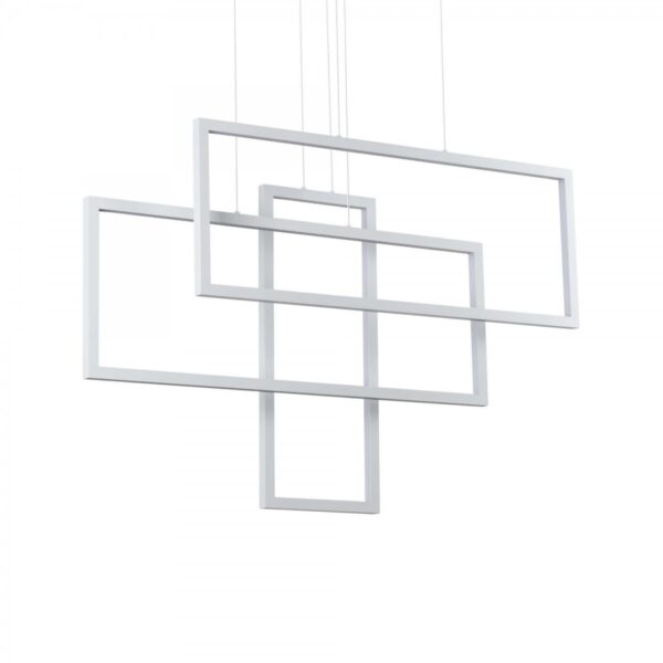 Ideal lux 253589 Frame LED stropní svítidlo | Teplá bílá | 93W | Bílá