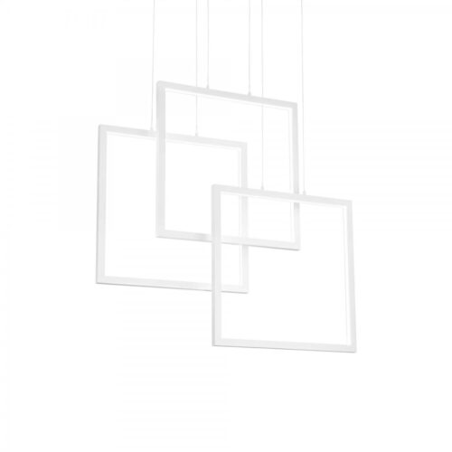 Ideal lux 253596 Frame LED stropní svítidlo | Teplá bílá | 80W | Bílá