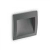 Ideal lux 255514 Wire LED Nástěnné venkovní světlo | Teplá bílá | 4W | Černá