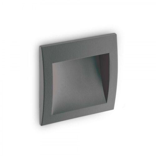 Ideal lux 255514 Wire LED Nástěnné venkovní světlo | Teplá bílá | 4W | Černá
