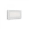 Ideal lux 255804 Indio LED Nástěnné venkovní světlo | Teplá bílá | 8W | Bílá