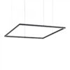 Ideal lux 259208 Oracle Slim LED stropní svítidlo | Teplá bílá | 53W | Černá