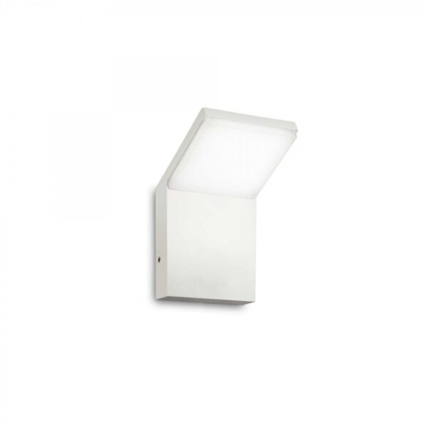 Ideal lux 269139 Style LED Nástěnné venkovní světlo | Teplá bílá | 9W | Bílá