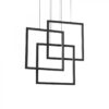 Ideal lux 269375 Frame LED stropní svítidlo | Teplá bílá | 80W | Černá