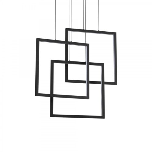 Ideal lux 269375 Frame LED stropní svítidlo | Teplá bílá | 80W | Černá