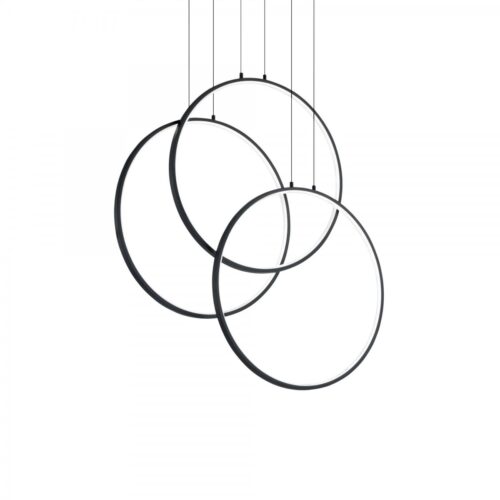 Ideal lux 269337 Frame LED stropní svítidlo | Teplá bílá | 82W | Černá