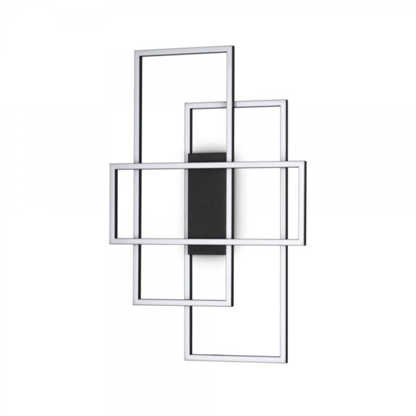 Ideal lux 270661 Frame LED Přisazené stropní svítidlo | Teplá bílá | 31W | Černá