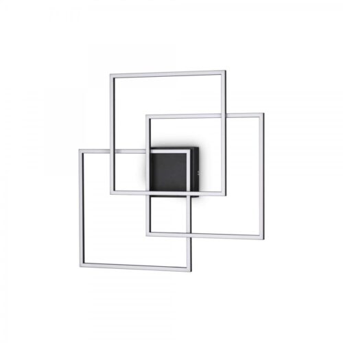 Ideal lux 270678 Frame LED Přisazené stropní svítidlo | Teplá bílá | 35W | Černá