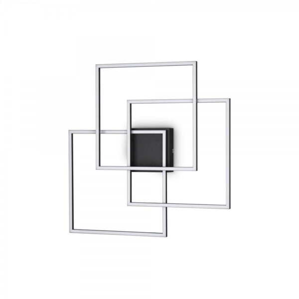 Ideal lux 270678 Frame LED Přisazené stropní svítidlo | Teplá bílá | 35W | Černá