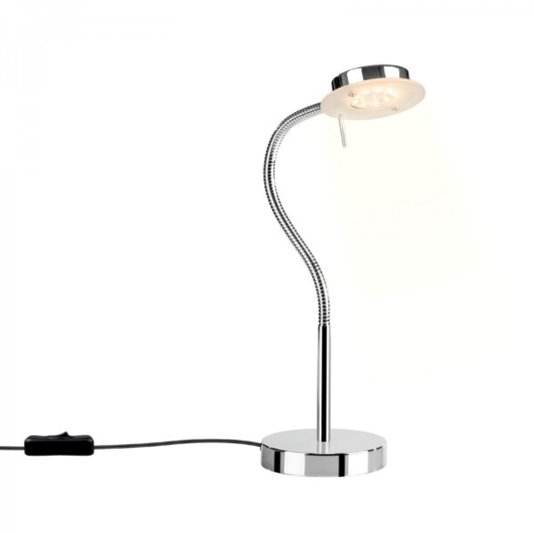 Italux 5900644438465 Sergio LED stolní lampička | Teplá bílá | 4.5=340lmW | Bílá