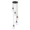 Italux 5902854532001 LED lustr | E27 | Černá