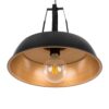 Italux 5900644435808 Lustr | E27 | Barevný kov | Černá | Zlatá