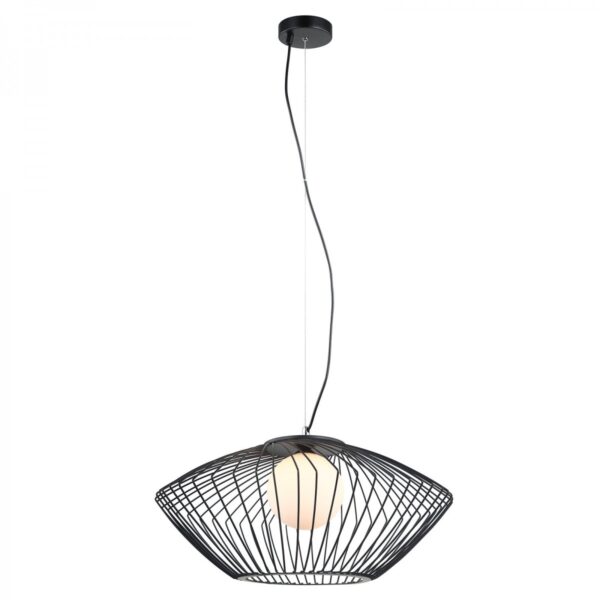 Italux 5900644439523 Lustr | E27 | Bílá | Černá