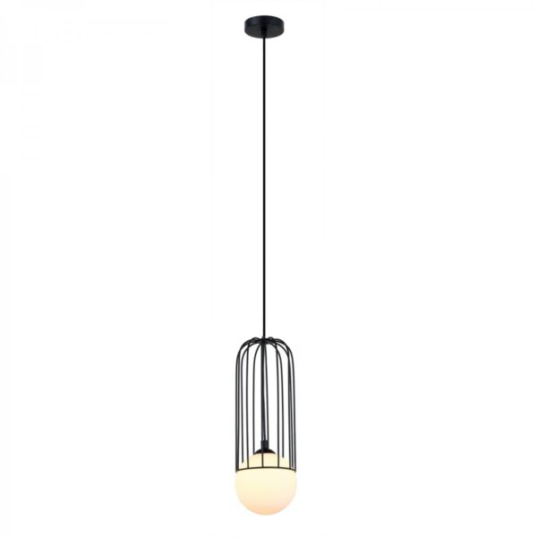 Italux 5900644439608 Lustr | G9 | Bílá | Černá