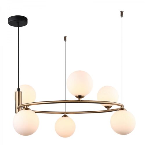 Italux 5900644439882 Lustr | G9 | Bílá