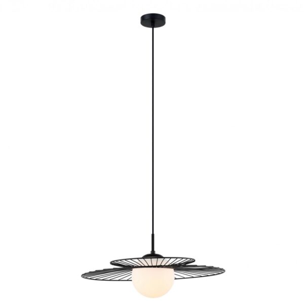 Italux 5900644439936 Lustr | E27 | Bílá | Černá