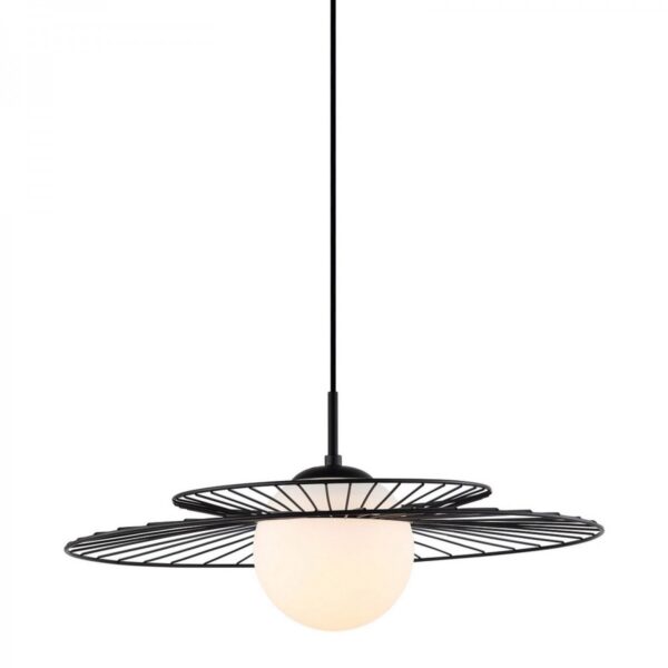 Italux 5900644439936 Lustr | E27 | Bílá | Černá