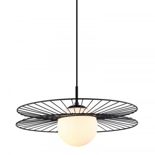 Italux 5900644439974 Lustr | E27 | Bílá | Černá