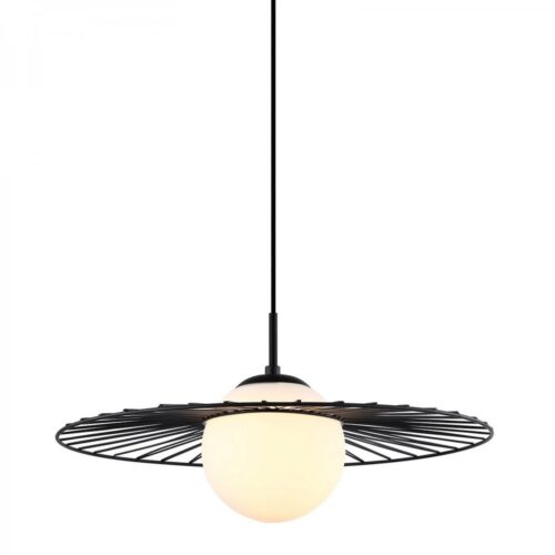 Italux 5900644439998 Lustr | E27 | Bílá | Černá