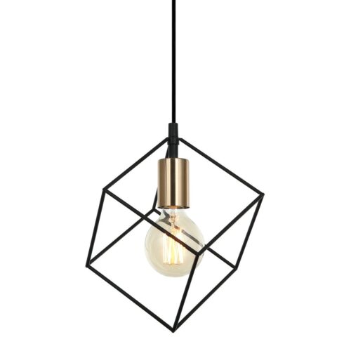 Italux 5902854532513 Lustr | E27 | Černá