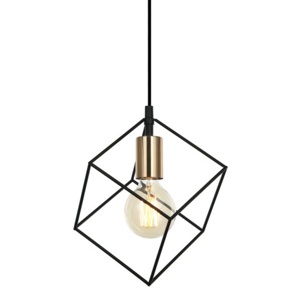 Italux 5902854532513 Lustr | E27 | Černá