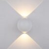 Italux 5900644439066 LED Nástěnné venkovní světlo | Teplá bílá | 4=140lmW