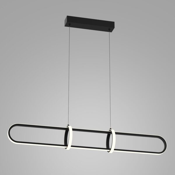 Italux 5900644312086 LED stropní svítidlo | Teplá bílá | 31.2W | Černá
