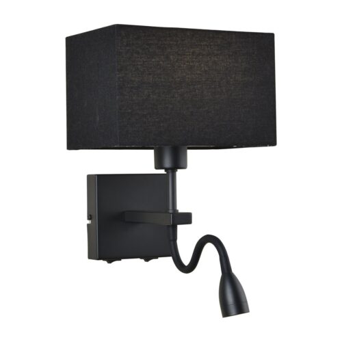 Italux 5902854533169 LED nástěnní svítidlo | Teplá bílá | Černá | 60 + 3W