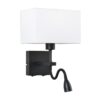 Italux 5902854533145 LED nástěnní svítidlo | Teplá bílá | Bílá | 60 + 3W