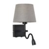 Italux 5902854533121 LED nástěnní svítidlo | Teplá bílá | Šedá | 60 + 3W