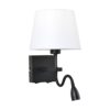 Italux 5902854533114 LED nástěnní svítidlo | Teplá bílá | Bílá | 60 + 3W